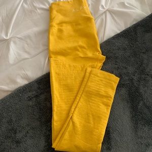 Alphalete yellow R6 leggings